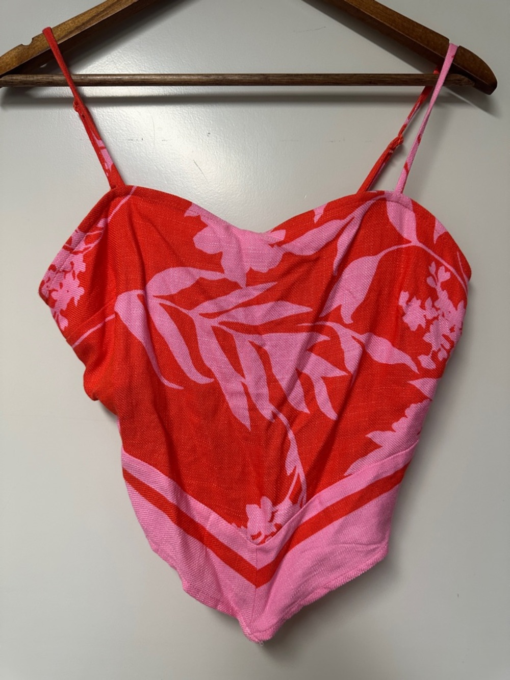 (NEW) Floral Bandana style top - Large